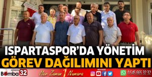Ispartaspor'da yönetim görev dağılımını yaptı
