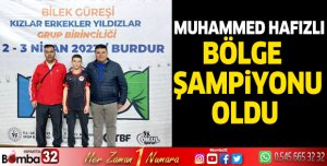 Isparta'ya Bilek Güreşinde Bölge Şampiyonluğu