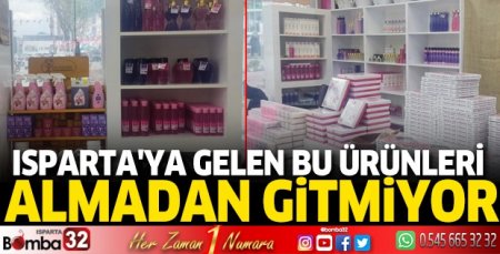 Isparta'ya gelen bu ürünleri almadan gitmiyor