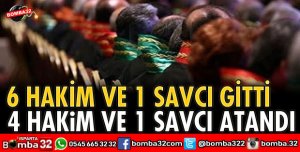 ISPARTA'YA HAKİM VE SAVCI ATAMASI YAPILDI