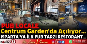ISPARTA'YA İLK PUB TARZI RESTORANT