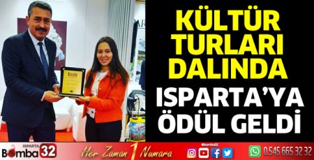 Isparta'ya ödül