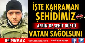 ISPARTA'YA ŞEHİT ATEŞİ DÜŞTÜ!