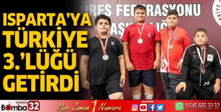 Isparta'ya Türkiye 3.lüğü getirdi