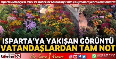 Isparta'ya yakışan görüntü