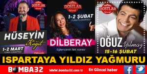 ISPARTA'YA YILDIZ YAĞMURU