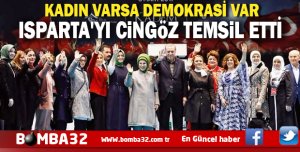 ISPARTA'YI CİNGÖZ TEMSİL ETTİ