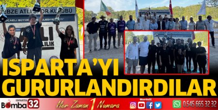 Isparta'yı gururlandırdılar 