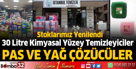 İstanbul Temizlik'te stoklar yenilendi