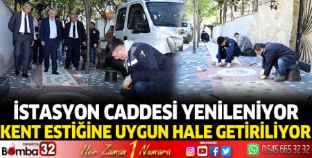 İstasyon Caddesi yenileniyor