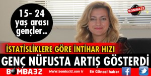 İSTATİSTİKLERE GÖRE İNTİHAR HIZI GENÇ NÜFUSTA ARTIŞ GÖSTERDİ