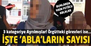 İŞTE  ABLA'LARIN SAYISI