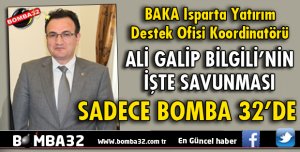 İŞTE ALİ GALİP BİLGİLİ'NİN SAVUNMASI
