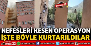 İŞTE BÖYLE KURTARILDILAR