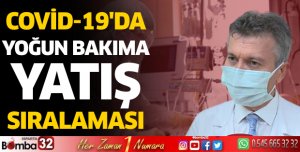 İşte covid-19'da yoğun bakıma yatış sıralaması