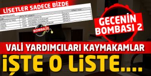 İŞTE İHRAÇ EDİLEN VALİ YARDIMCISI VE KAYMAKAMLAR
