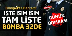 İŞTE  İSİM İSİM TAM LİSTE 