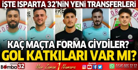 İşte Isparta 32'nin yeni transferleri! Kaç maçta forma aldılar?