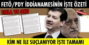 İŞTE ISPARTA FETÖ/PDY OPERASYONUNUN İDDİANAMESİ