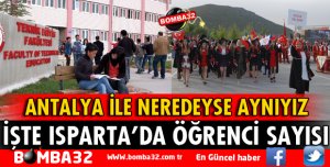 İŞTE ISPARTA'DA ÜNİVERSİTE ÖĞRENCİSİ SAYISI