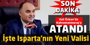 İşte Isparta'nın yeni valisi