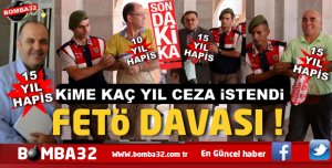 İŞTE İSTENEN O CEZALAR