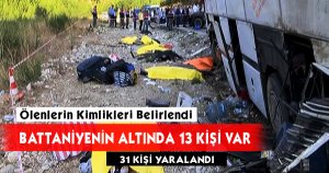 İşte kazada ölenlerin isimleri