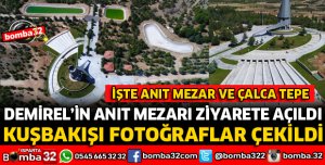 İŞTE KUŞBAKIŞI ÇALCA TEPE VE ANIT MEZAR