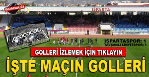 İŞTE MAÇIN GOLLERİ