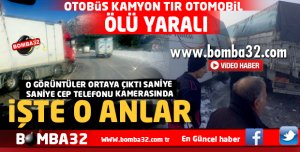 İŞTE O FECİ KAZANIN GÖRÜNTÜLERİ 
