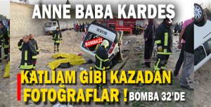 İŞTE O KAZANIN FOTOĞRAFLARI 