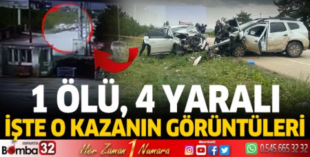 İşte o kazanın görüntüleri