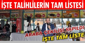 İŞTE ŞANSLI TALİHLİLER