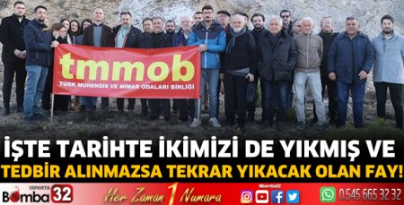İşte tarihte ikimizi de yıkmış ve tedbir alınmazsa tekrar yıkacak olan fay!