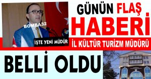İşte Yeni Müdür