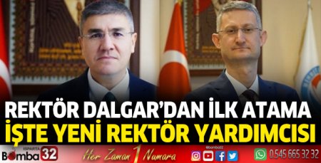 İşte yeni Rektör yardımcısı