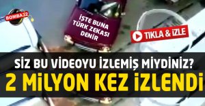 İŞTE ZEKA BUNA DENİR ..