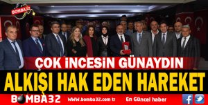 BAŞKAN GÜNAYDIN FARKINI GÖSTERDİ İSTİFA EDEN MECLİS ÜYESİNE PLAKETLİ UĞURLAMA 