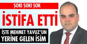 İSTİFA ETTİ!
