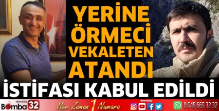 İstifası kabul edildi