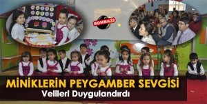İSTİKLAL ANAOKULU ÖĞRENCİLERİNİN  PEYGAMBER SEVGİSİ
