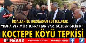 İSTİMLAK, KÖYLÜNÜN AĞZINA KOYACAĞI LOKMAYI AĞIZINDAN ALMAKTIR