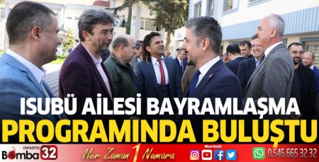 ISUBÜ ailesi bayramlaştı