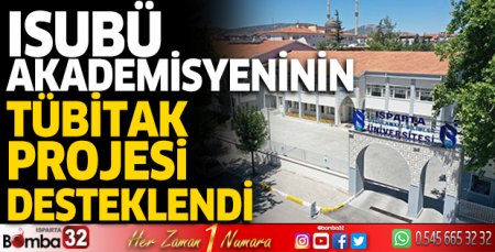 ISUBÜ akademisyeninin TÜBİTAK  projesi desteklendi