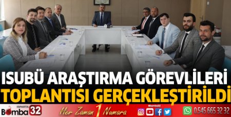 ISUBÜ Araştırma Görevlileri Konseyi Toplantısı gerçekleştirildi