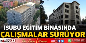 ISUBÜ eğitim binasında çalışmalar tam gaz devam ediyor