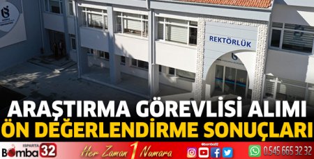 ISUBÜ Öğretim Görevlisi Alımı Ön Değerlendirme Sonuçları