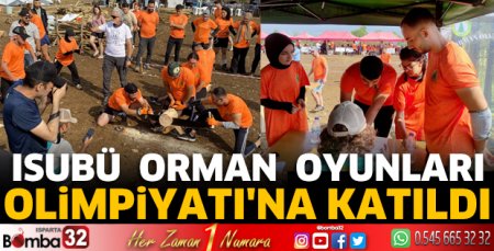 ISUBÜ Orman Oyunları Olimpiyatı'na katıldı