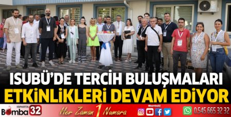 ISUBÜ’de Tercih Buluşmaları etkinlikleri devam ediyor