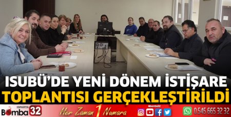 ISUBÜ’de yeni dönem istişare toplantısı gerçekleştirildi
